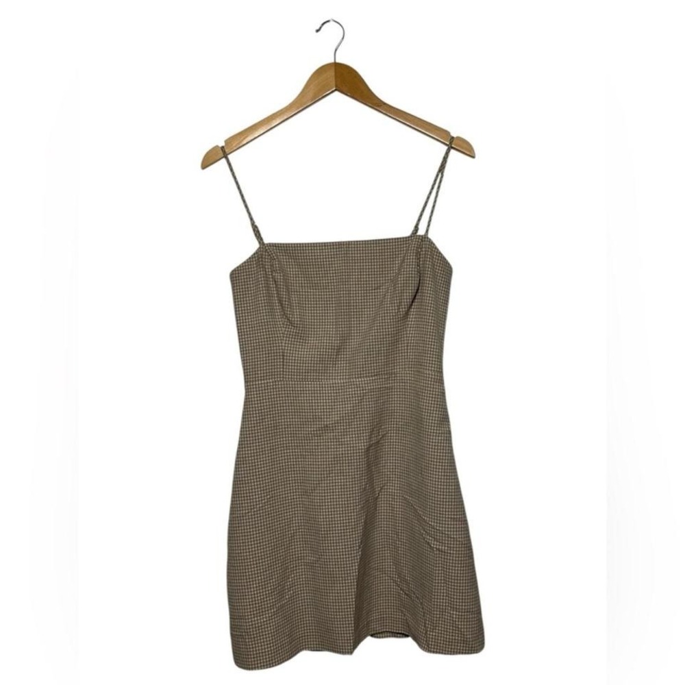 Aritzia | Wilfred Plaid Mini Dress | Women's Size Small | Fall Adjustable Straps